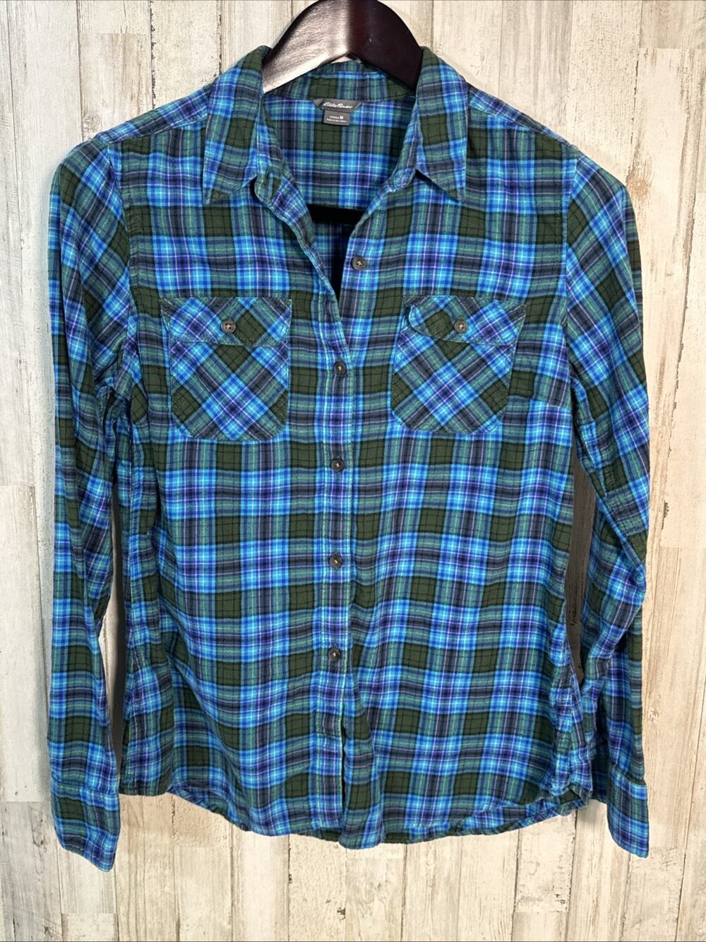 Eddie Bauer Women’s Plaid Flannel Medium